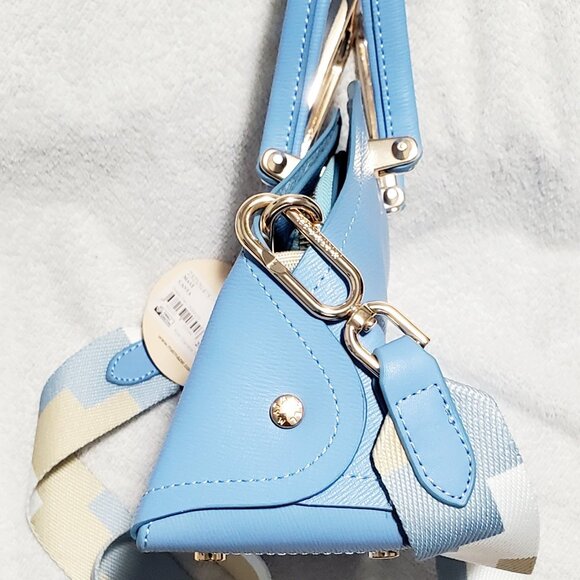 MATMAZEL "Gian" Metal Handle Hand & Shoulder Bag- Crossbody Purse - Picture 7 of 17